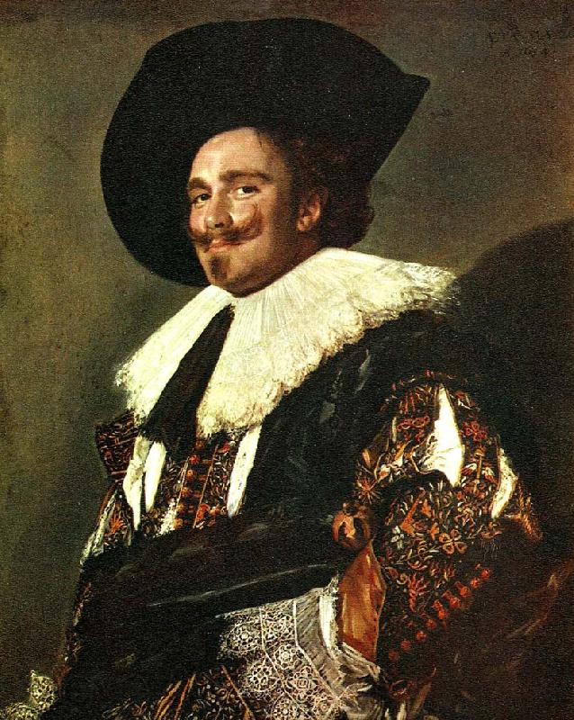 Frans Hals den leende kavaljeren France oil painting art